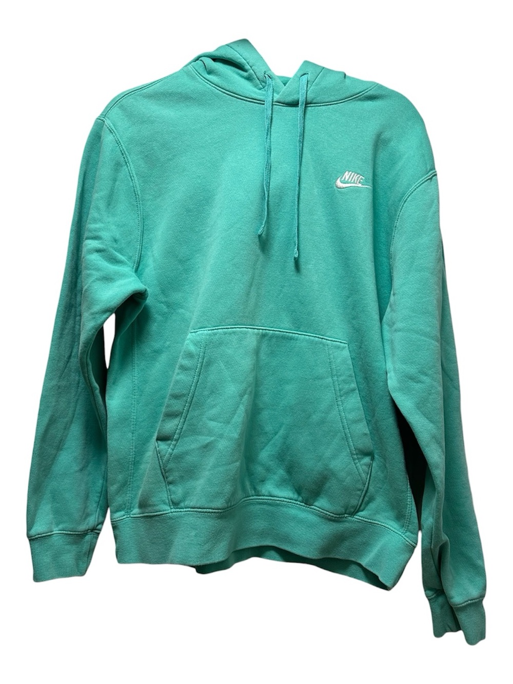 Nike Teal Pullover Hoodie with White Logo